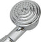 vidaXL Badkraan tweeknops en handdouche chroom