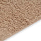 vidaXL - Badmattenset - stof - beige - 2-delig