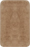 vidaXL - Badmattenset - stof - beige - 2-delig