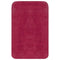 vidaXL - Badmattenset - stof - fuchsia - 2-delig