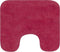 vidaXL - Badmattenset - stof - fuchsia - 3-delig