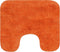 vidaXL - Badmattenset - stof - oranje - 2-delig