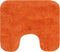 vidaXL - Badmattenset - stof - oranje - 3-delig