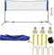 vidaXL - Badminton - net - met - shuttles - 300x155 - cm