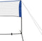 vidaXL - Badminton - net - met - shuttles - 500x155 - cm