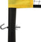 vidaXL - Badmintonnet - 600x155 - cm - PE-stof - geel - en - zwart