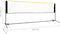 vidaXL - Badmintonnet - verstelbaar - 400x103x94-158 - cm - metaal