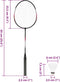 vidaXL - Badmintonset - met - 2 - rackets, - net - en - opbergkoffer - 292x30x152 - cm