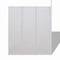 vidaXL - Badwand - L-vormig - 4 - panelen - inklapbaar - 70x120x137 - cm