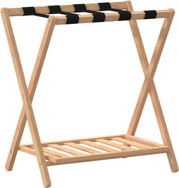 vidaXL - Bagagerek - 68x38x58 - cm - bamboe