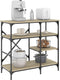 vidaXL - Bakkersrek - 90x40x84 - cm - bewerkt - hout - en - metaal - sonoma - eiken