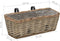 vidaXL - Balkonbakken - 2 - st - 40 - cm - wicker - met - PE-voering