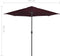 vidaXL - Balkonparasol - half - aluminium - paal - 270x144x222 - cm - bordeauxrood