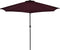 vidaXL - Balkonparasol - half - aluminium - paal - 270x144x222 - cm - bordeauxrood