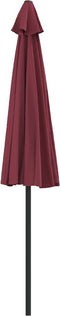 vidaXL - Balkonparasol - half - aluminium - paal - 270x144x222 - cm - bordeauxrood