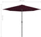 vidaXL - Balkonparasol - half - aluminium - paal - 300x155x223 - cm - bordeauxrood