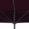vidaXL - Balkonparasol - half - aluminium - paal - 300x155x223 - cm - bordeauxrood