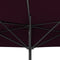 vidaXL - Balkonparasol - half - aluminium - paal - 300x155x223 - cm - bordeauxrood