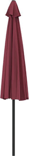 vidaXL - Balkonparasol - half - aluminium - paal - 300x155x223 - cm - bordeauxrood