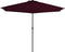 vidaXL - Balkonparasol - half - aluminium - paal - 300x155x223 - cm - bordeauxrood