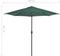 vidaXL - Balkonparasol - half - met - aluminium - paal - 270x144 - cm - groen