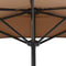 vidaXL - Balkonparasol - half - met - aluminium - paal - 270x144 - cm - taupe