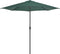 vidaXL - Balkonparasol - half - met - aluminium - paal - 270x144 - cm - groen
