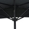 vidaXL - Balkonparasol - half - met - aluminium - paal - 270x144 - cm - antraciet
