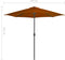 vidaXL - Balkonparasol - half - met - aluminium - paal - 270x144x222 - cm - terracotta
