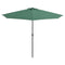 vidaXL - Balkonparasol - half - met - aluminium - paal - 300x155 - cm - groen