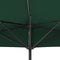 vidaXL - Balkonparasol - half - met - aluminium - paal - 300x155 - cm - groen