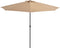 vidaXL - Balkonparasol - half - met - aluminium - paal - 300x155 - cm - taupe