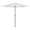 vidaXL - Balkonparasol - half - met - aluminium - paal - 300x155 - cm - zandkleurig