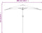 vidaXL - Balkonparasol - half - met - aluminium - paal - 300x155 - cm - taupe