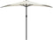 vidaXL - Balkonparasol - half - met - aluminium - paal - 300x155 - cm - zandkleurig