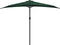 vidaXL - Balkonparasol - half - met - aluminium - paal - 300x155 - cm - groen