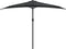 vidaXL - Balkonparasol - half - met - aluminium - paal - 300x155 - cm - antraciet