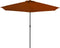 vidaXL - Balkonparasol - half - met - aluminium - paal - 300x155x223 - cm - terracotta