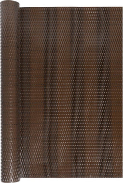 vidaXL - Balkonscherm - 1000x80 - cm - poly - rattan - bruin - en - zwart