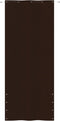 vidaXL - Balkonscherm - 100x240 - cm - oxford - stof - bruin