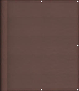 vidaXL - Balkonscherm - 120x1000 - cm - 100% - oxford - polyester - bruin