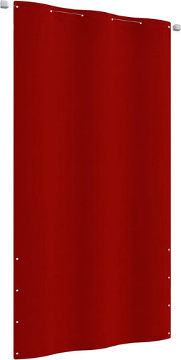 vidaXL - Balkonscherm - 120x240 - cm - oxford - stof - rood