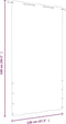 vidaXL - Balkonscherm - 120x240 - cm - oxford - stof - rood