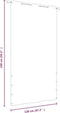 vidaXL - Balkonscherm - 120x240 - cm - oxford - stof - zwart