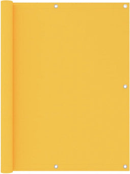 vidaXL - Balkonscherm - 120x300 - cm - oxford - stof - geel