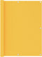 vidaXL - Balkonscherm - 120x300 - cm - oxford - stof - geel