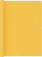 vidaXL - Balkonscherm - 120x300 - cm - oxford - stof - geel