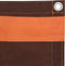 vidaXL - Balkonscherm - 120x300 - cm - oxford - stof - oranje - en - bruin