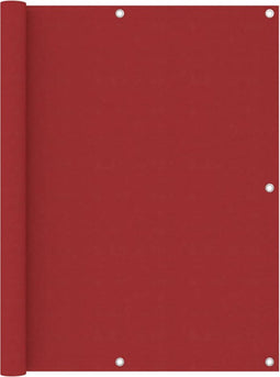 vidaXL - Balkonscherm - 120x300 - cm - oxford - stof - rood