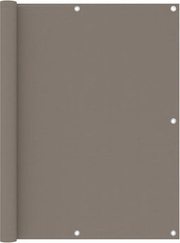 vidaXL - Balkonscherm - 120x300 - cm - oxford - stof - taupe
